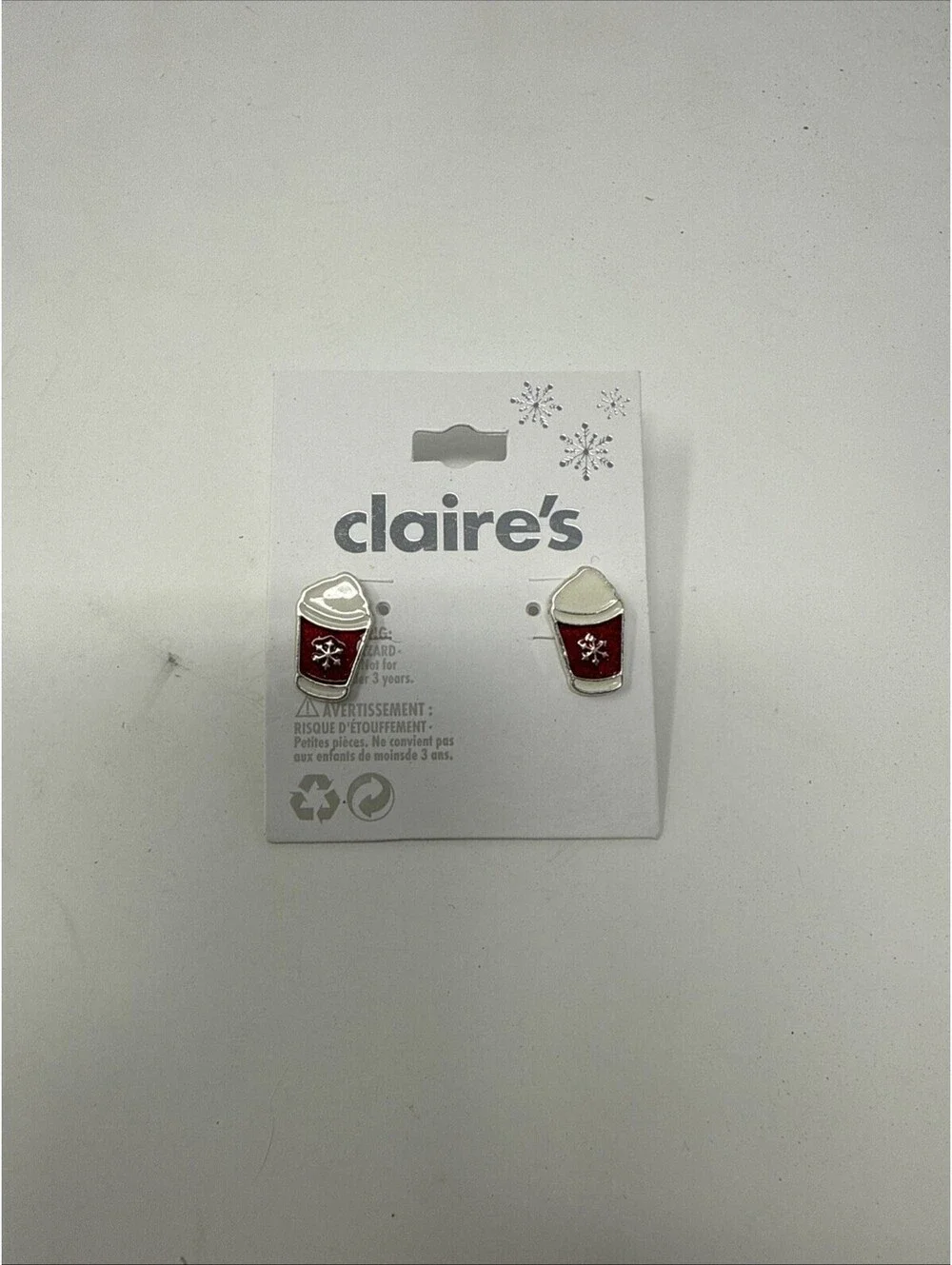 Claire’s Winter Drink Earring
